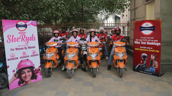 bike taxi with female captains