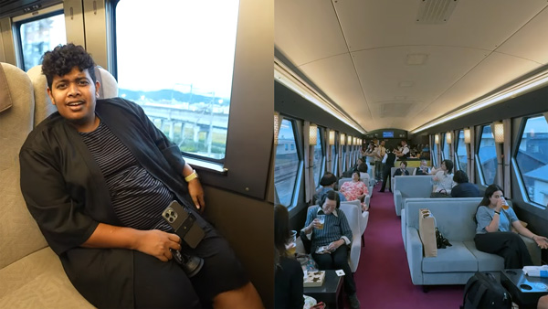 Youtuber irfan uses japan s spacia x metro train