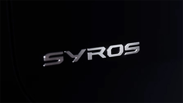 Kia syros suv teaser