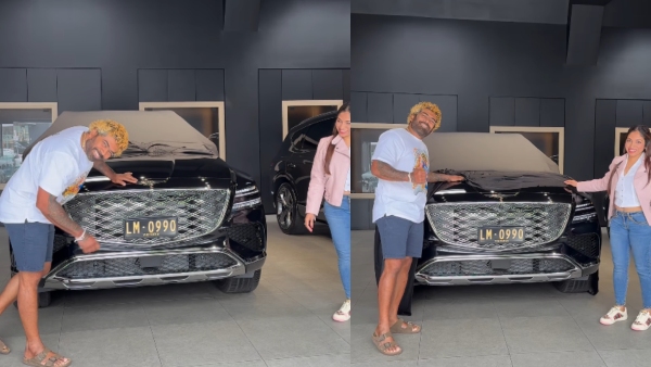 Retired sri lankan cricketer lasith malinga buys genesis gv80