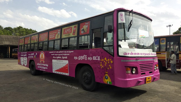 chennai mtc pink bus