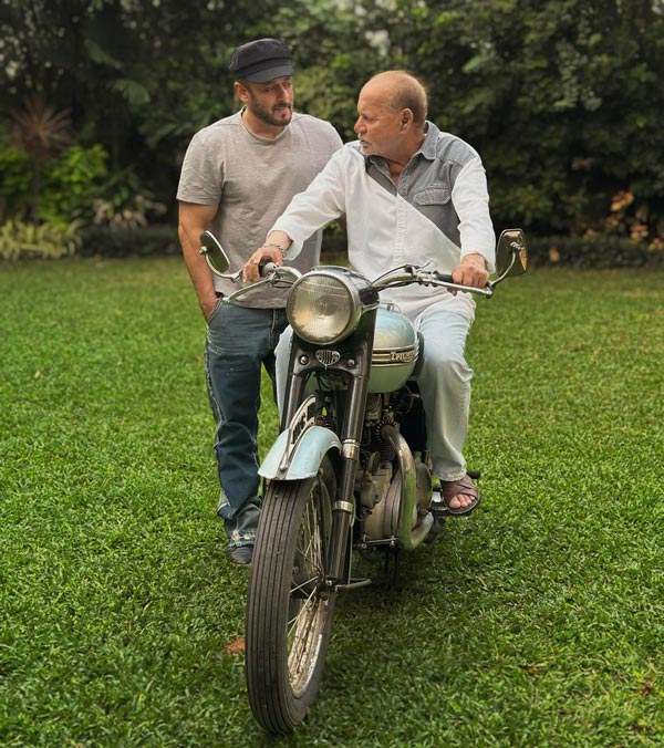 actor salim khan s first bike actor salim khan s first bike