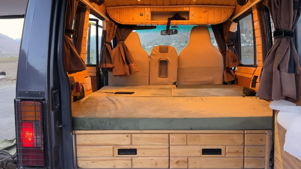 Tata sumo caravan interior