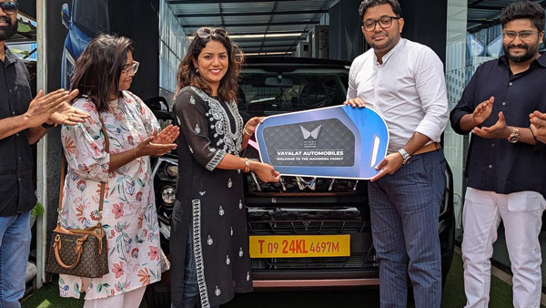 veena mukundhan buys mahindra xuv3xo