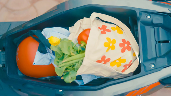 Brisk ev origin under seat storage