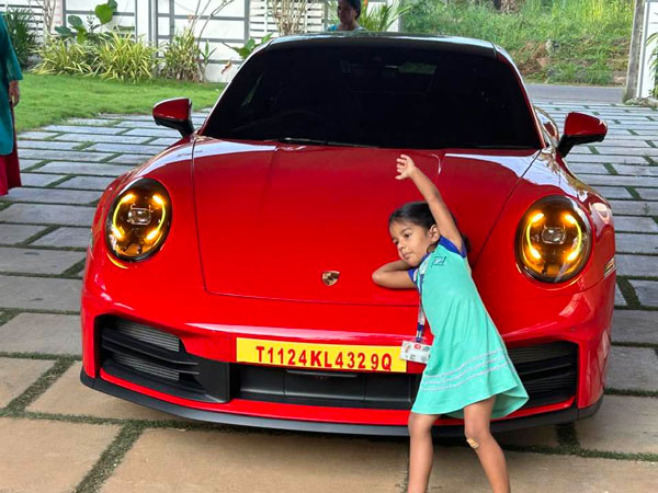 multi-millionaire gifts porsche to son