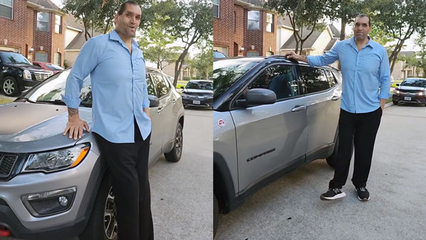 Great khali got surprise gift from wife