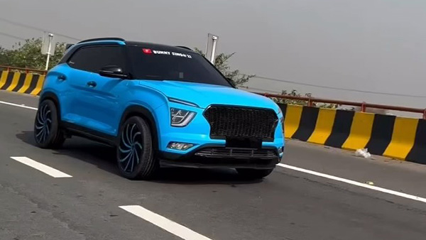 hyundai creta in blue colour