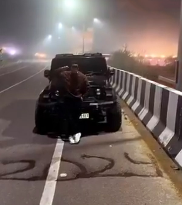 mahindra thar owner arrested mahindra thar owner arrested