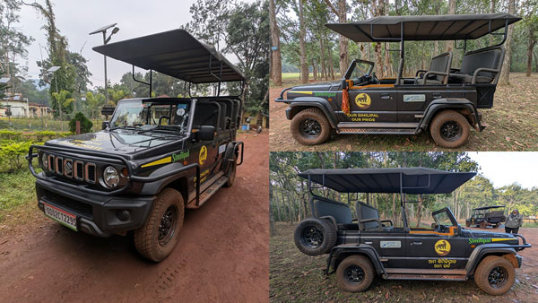 Maruti jimny converted into 8 seater safari vehicle