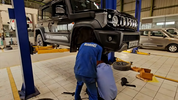 Maruti jimny steering wobble service pic Maruti jimny steering wobble service pic