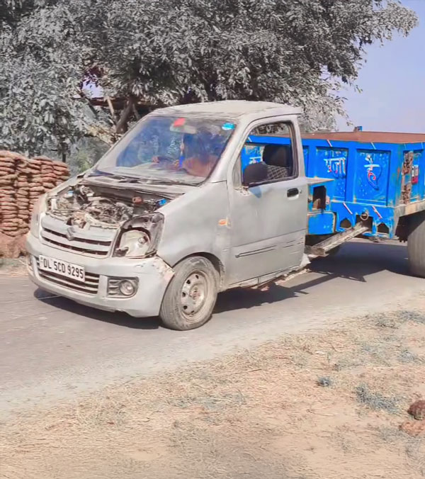 maruti wagonr converted into tractor