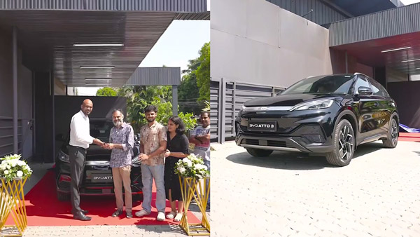 Music director bijibal buys byd atto 3 electric vehicle