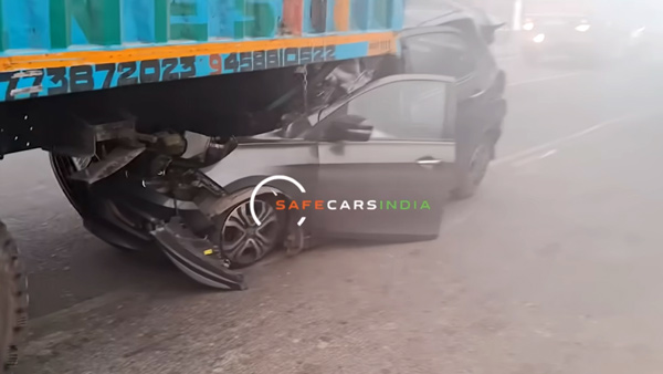 Tata tiago driver films crash after incident Tata tiago driver films crash after incident