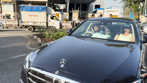 anil ambani spotted with mercedes-benz