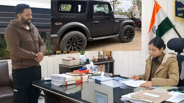 Bjp politician fined 1 lakh for aftermarket alloy wheels