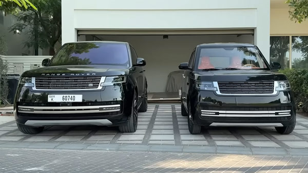 Chinese range rover clone with real range rover