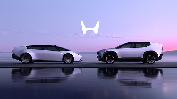 Honda unveils honda o saloon and suv side look