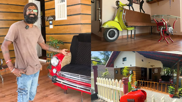 Car and bike upcycles for home decor