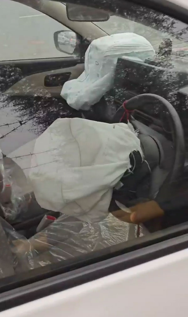 maruti suzuki dzire car crash