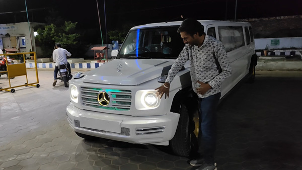 mahindra scorpio into mercedes-benz g-class