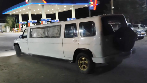 mahindra scorpio into mercedes-benz g-class