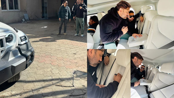 dhoni put signature in thar dhoni put signature in thar