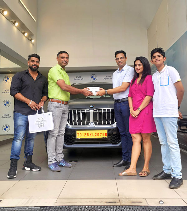 rj renu buys bmw x1
