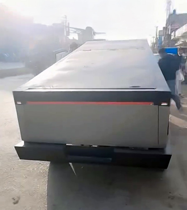 pakistan s fake tesla cybertruck vehicle