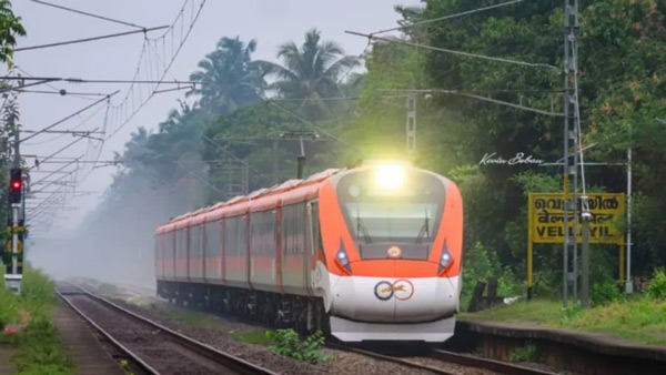 kerala s orange colour vande bharat