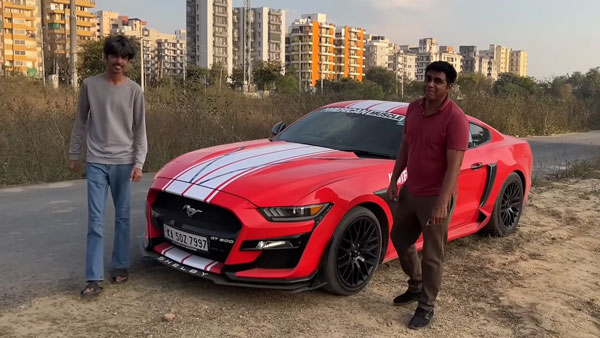 ford mustang sports car gifted