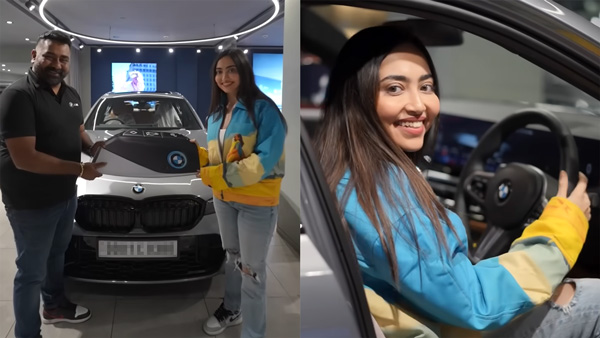 Gamer girl kaashvi hiranandani buys bmw car