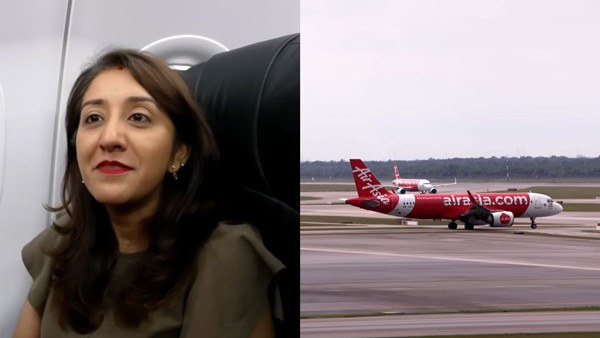 Daily flight commute by indian-origin woman in malaysia
