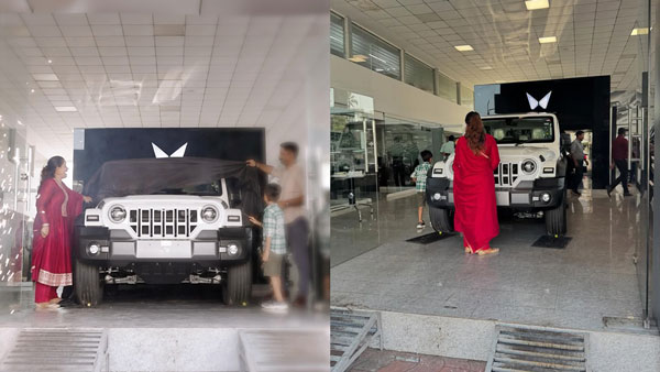 jeevalekshmi buys mahindra thar roxx