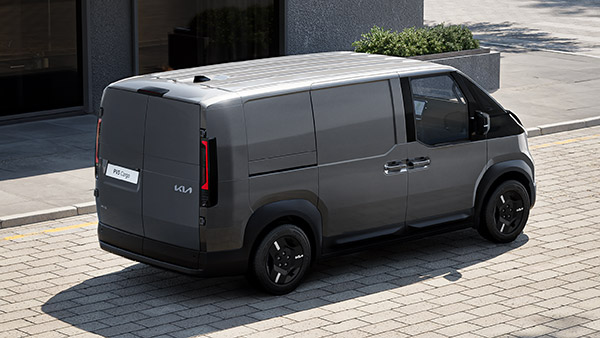 Kia unveils pv5 rear