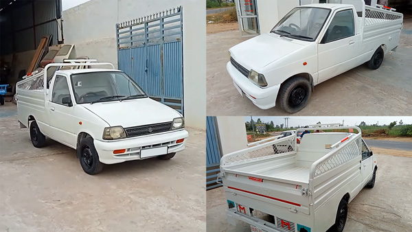 maruti800 converted into pick-up truck