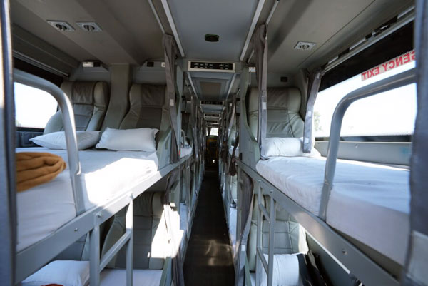 Nuego launches electric sleeper bus cabin