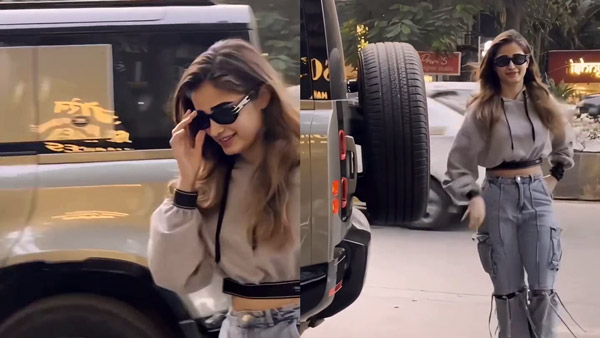 Rasha Thadani Spotted In Land Rover Defender