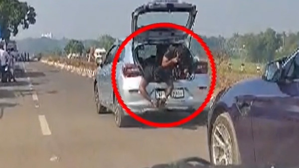 reels shooting from moving car