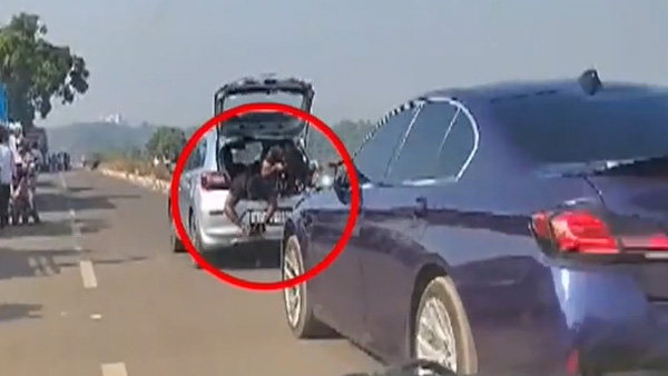 reels shooting from moving car