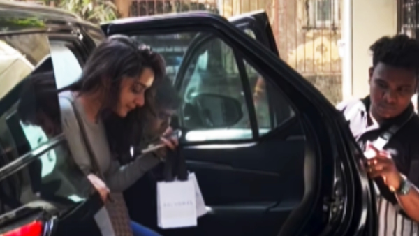 Shraddha Kapoor Arrives In Toyota Fortuner