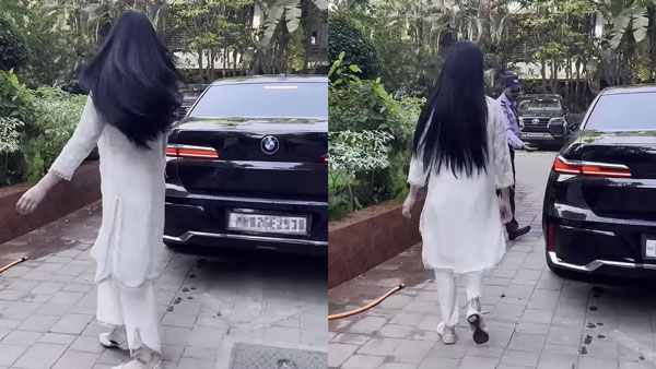 Shruti Haasan Spotted In BMW 7 Series