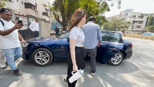 Tamannaah Bhatia Spotted In Audi A4 Sedan