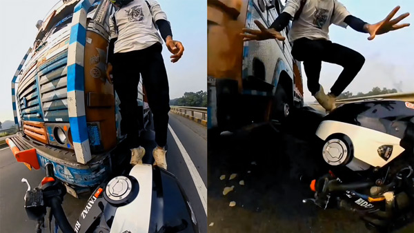 bike stunt goes wrong