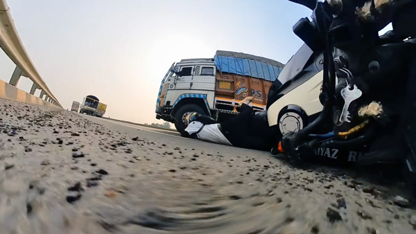 bike stunt goes wrong