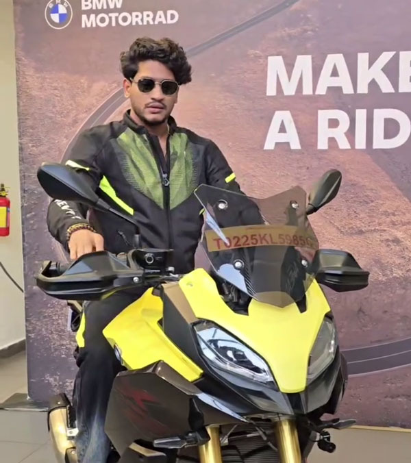 akhil marar buys bmw f900xr