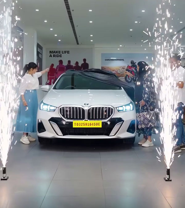 calicut textiles owners buys bmw