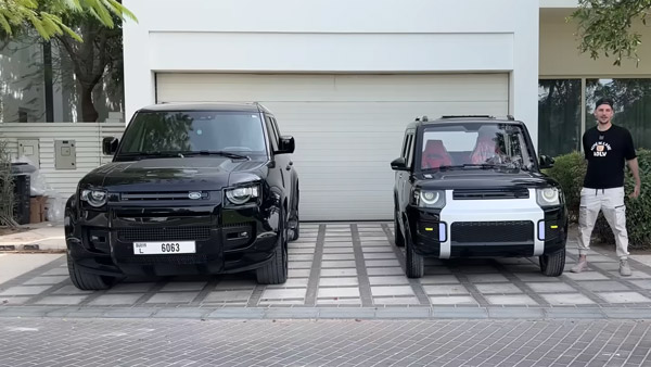 fake land rover defender car fake land rover defender car