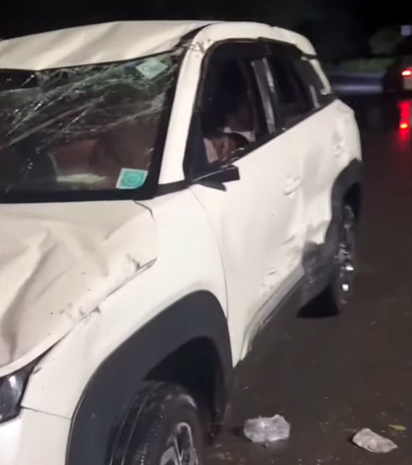 maruri brezza cng car accident