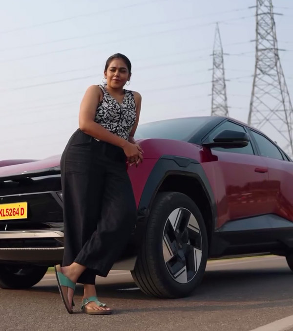 rebecca santosh buys mahindra be6